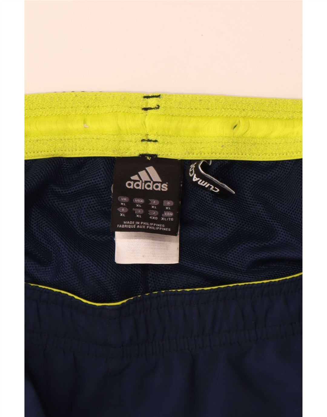 Adidas Herre Climacool Bermuda Sport Shorts XL Navy Blue Polyester