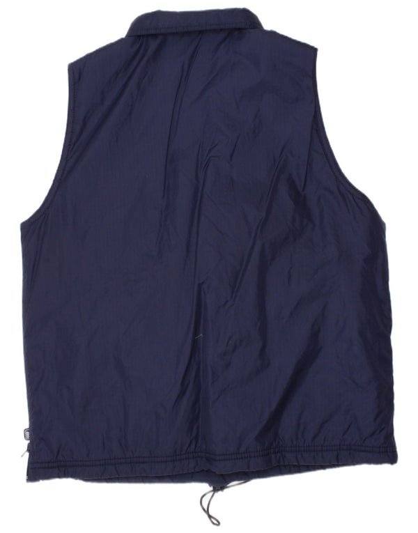 Ellesse Boys Pullover Polstret Gilet 10-11 År Navy Blue Polyester