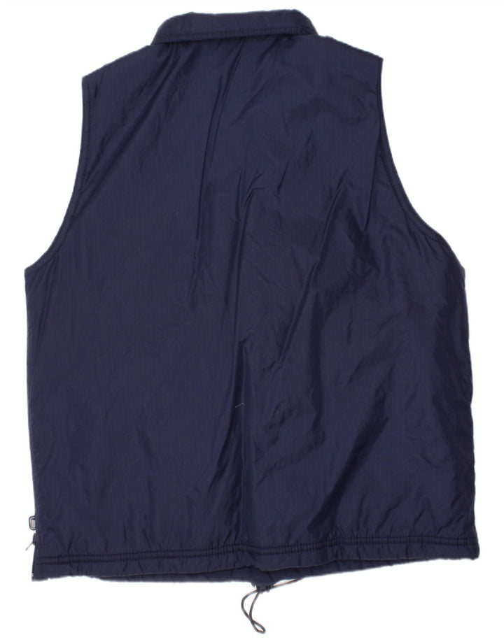 Ellesse Boys Pullover Polstret Gilet 10-11 År Navy Blue Polyester