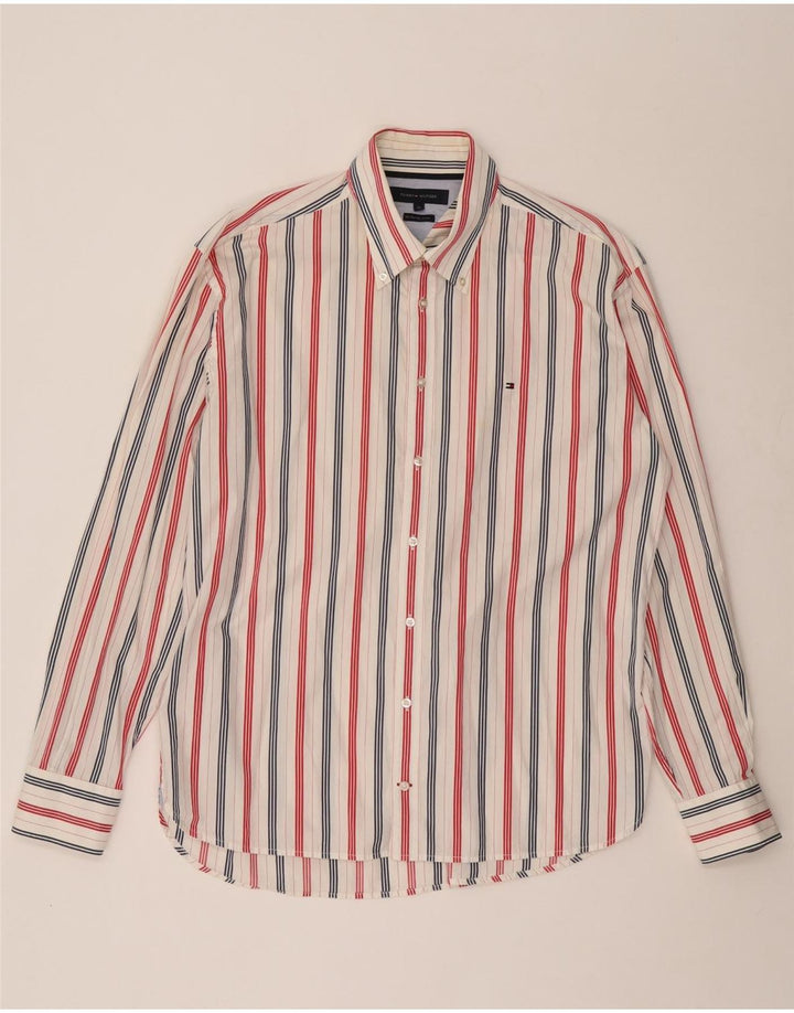 TOMMY HILFIGER Herreskjorte XL Hvidstribet