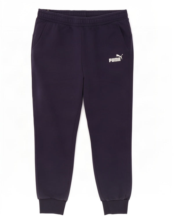 Puma Mens Tracksuit Trousers Joggers XL Navy Blue Cotton