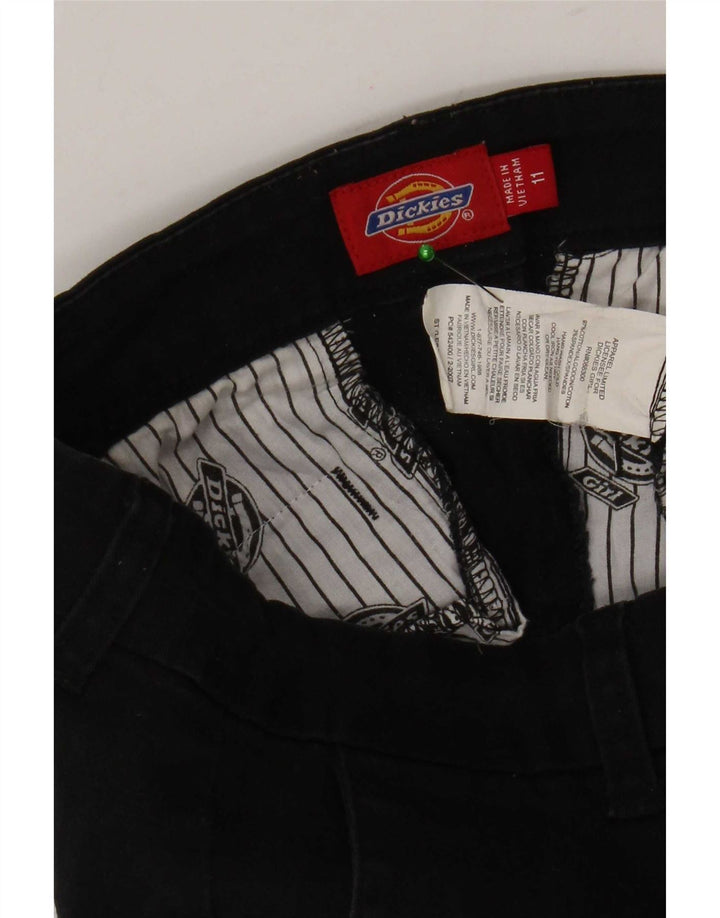 Dickies Chino Shorts til kvinder US 11 Large W32 Black Bomuld