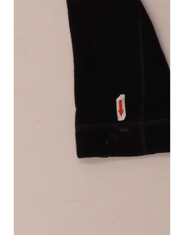 Columbia Herre Zip Neck Jumper Sweater Stor Sort Polyester