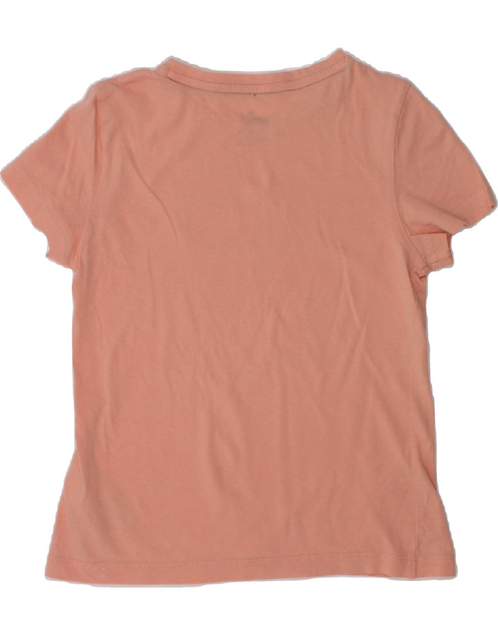 PUMA Girls Graphic T-Shirt Top 7-8 Years Beige Cotton | Vintage Puma | Thrift | Second-Hand Puma | Used Clothing | Messina Hembry 