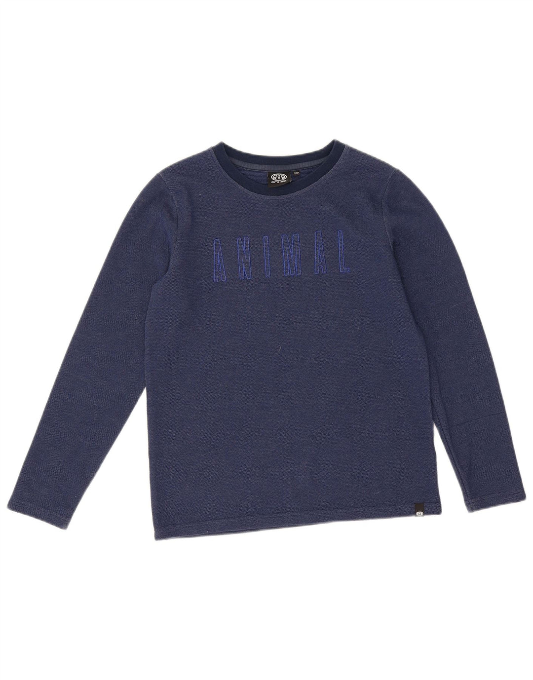 Animal Boys Grafisk Top Langærmet 11-12 År Marineblå Polyester