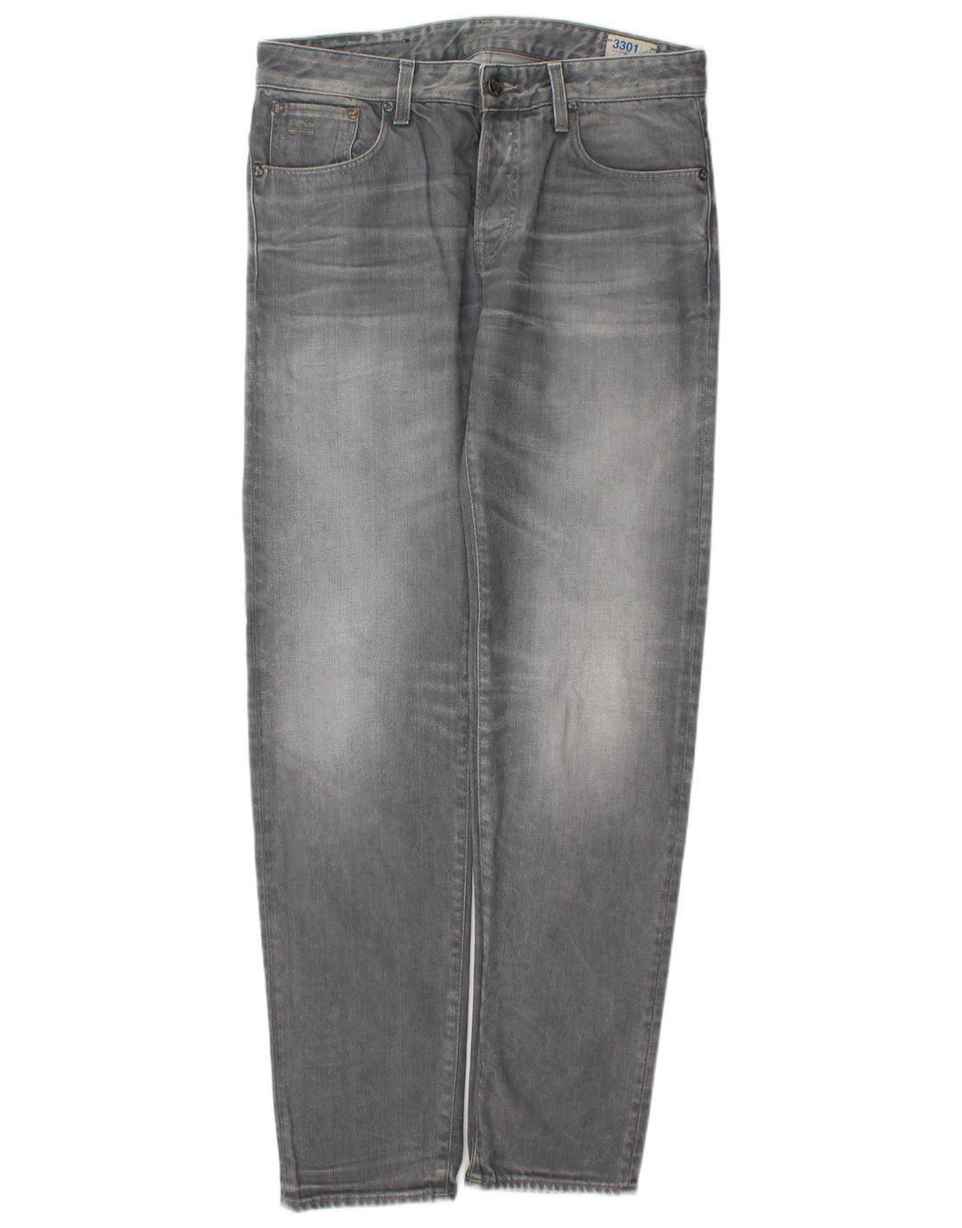 G-Star Slim Jeans til mænd W32 L34 Grå bomuld