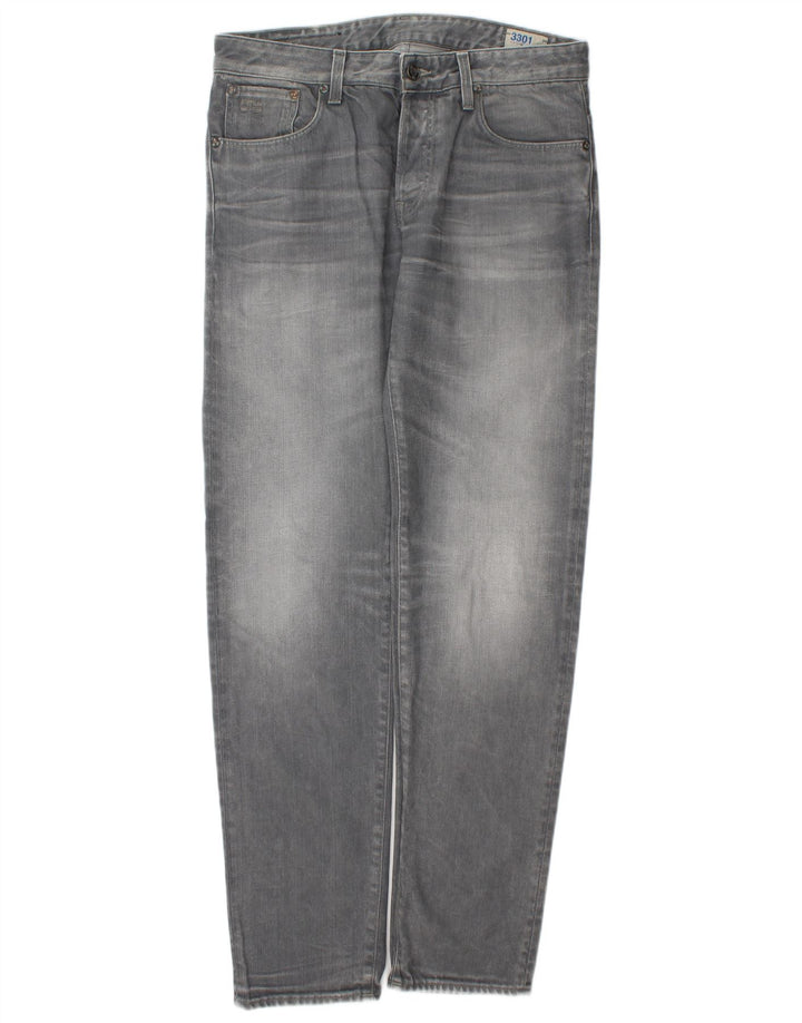 G-Star Slim Jeans til mænd W32 L34 Grå bomuld