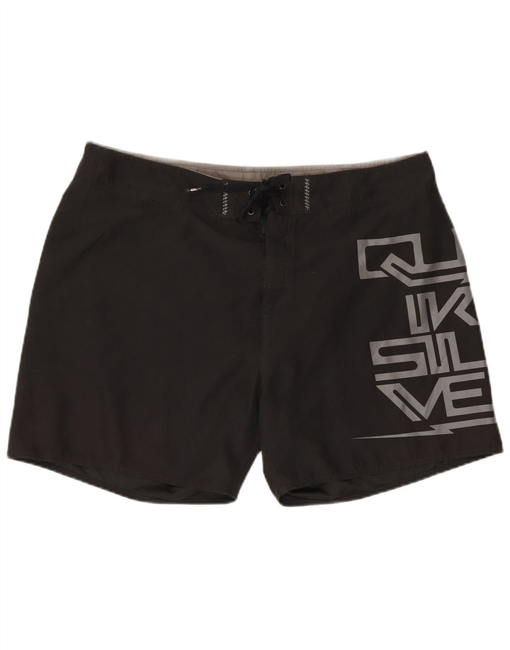Quiksilver Herre grafiske svømmeshorts XL sort polyester
