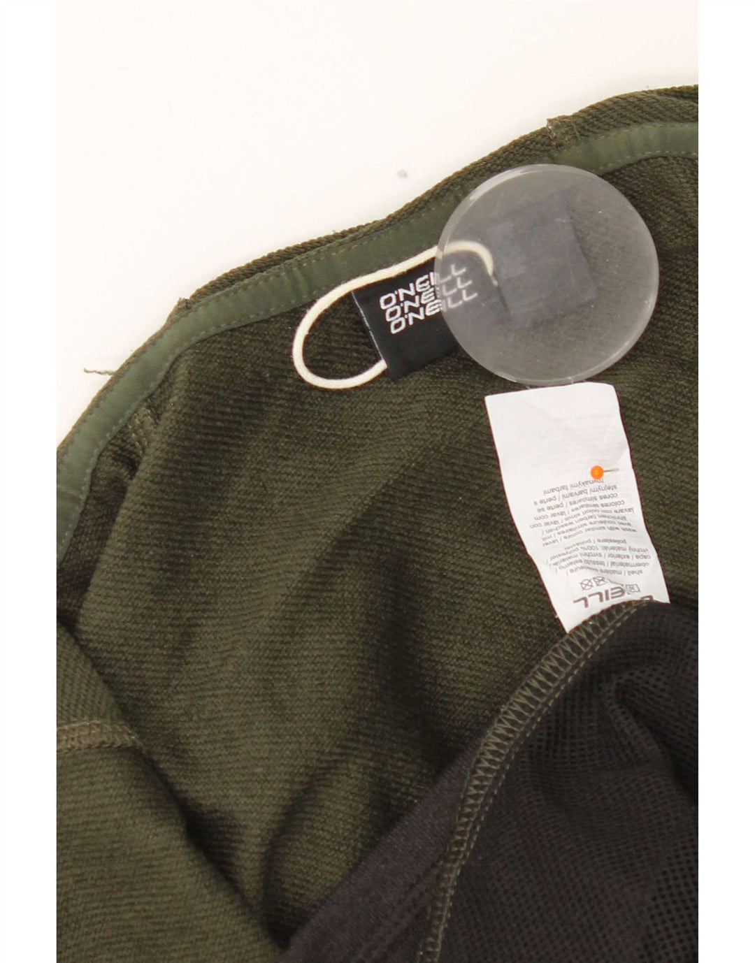 O'Neill hættetrøje med lynlås til drenge 14-15 år Khaki Colourblock Polyester