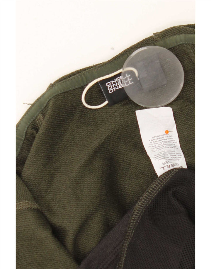 O'Neill hættetrøje med lynlås til drenge 14-15 år Khaki Colourblock Polyester