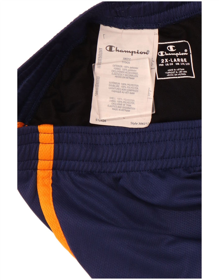 CHAMPION drenge grafiske sportsshorts 15-16 år 2XL marineblå polyester