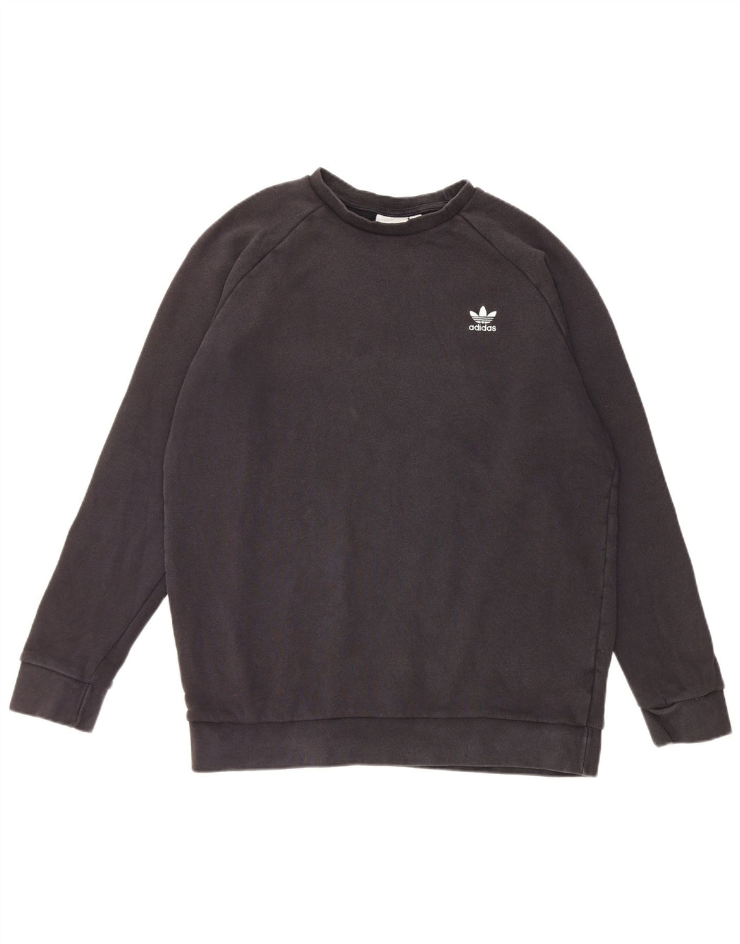 Adidas Sweatshirt til mænd, stor sort bomuld