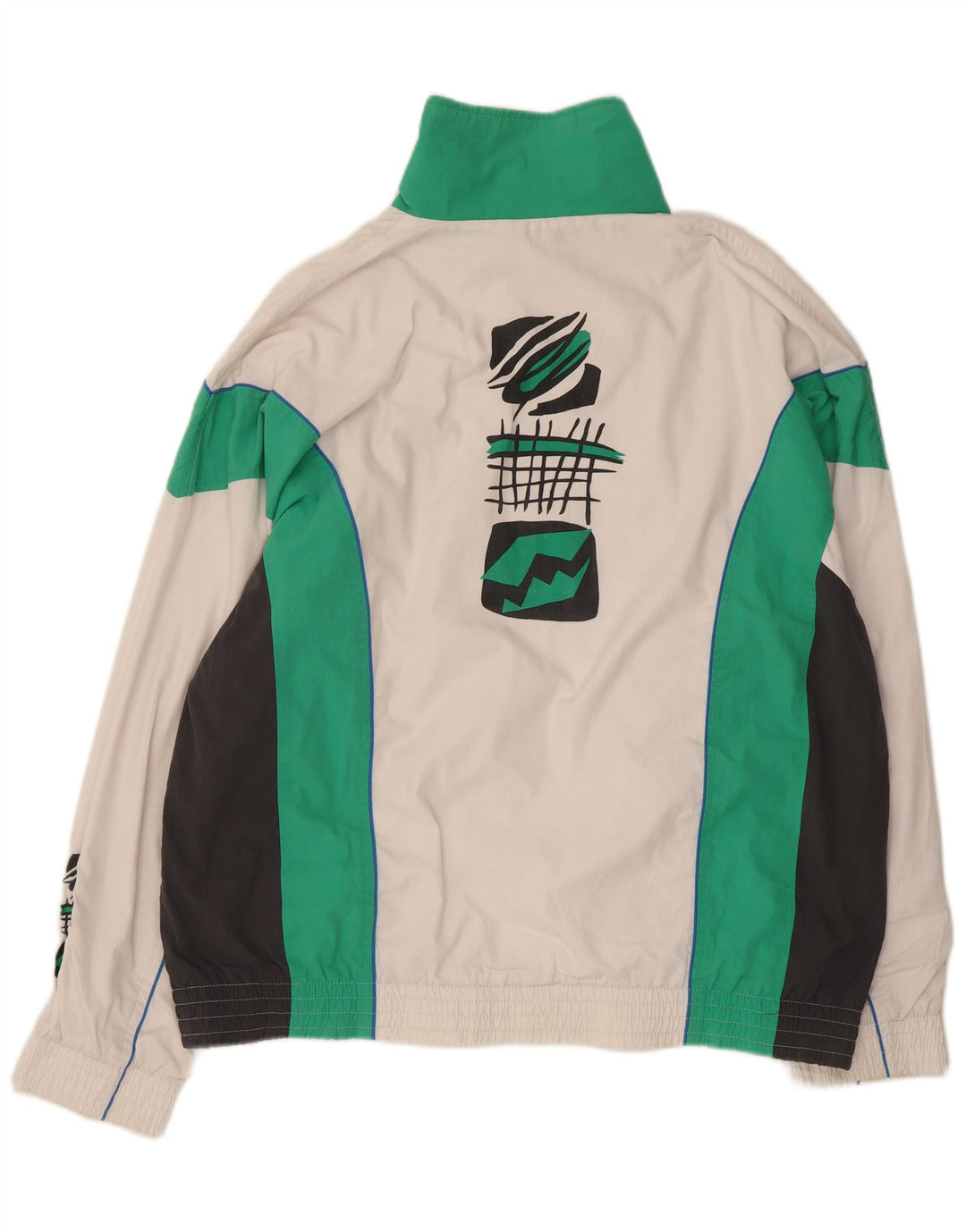 Lotto Herre grafisk træningsdragt Topjakke XL Hvid Colourblock