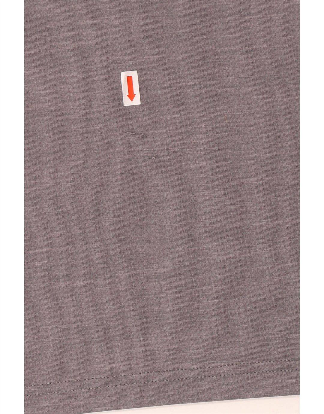 NIKE Dame Dri Fit T-Shirt Top UK 16 Large Grå Flecked Polyester