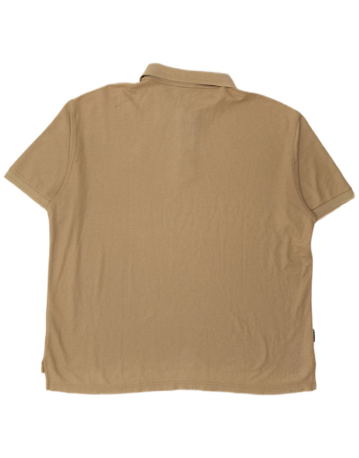 NIKE Poloskjorte til mænd UK 45/47 XL Beige Bomuld