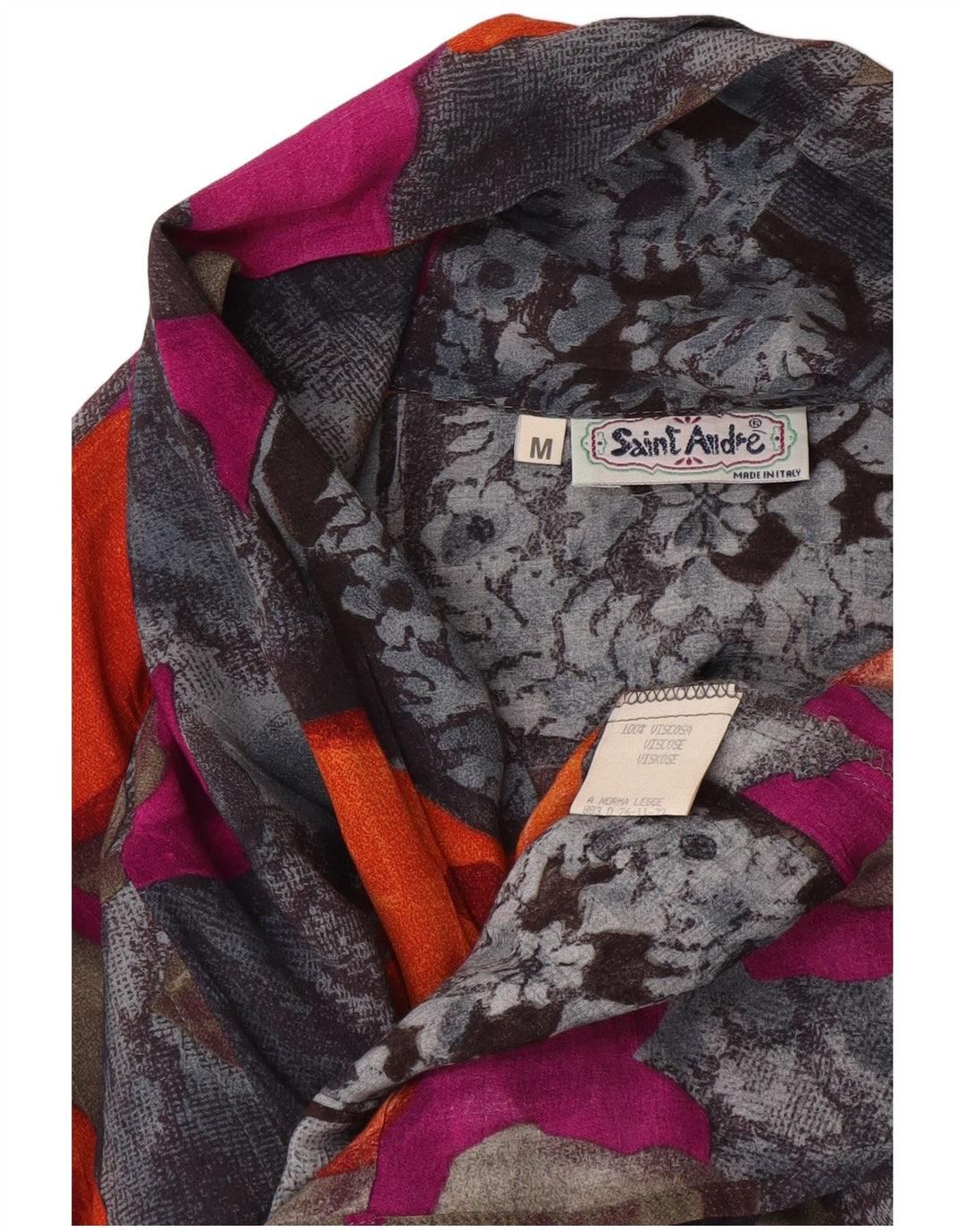 Saint Andrews Dameskjortebluse UK 14 Medium Multicolored Floral Viscose