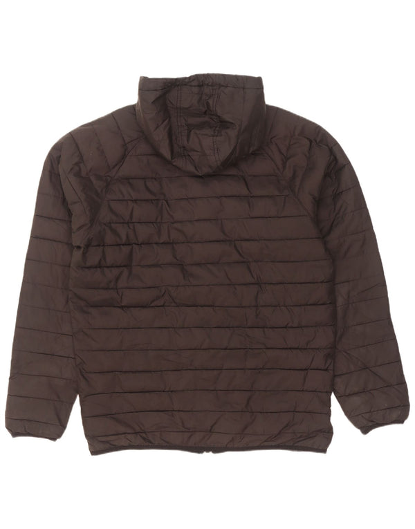 Billabong Herre hættepolstret jakke UK 40 Stor sort polyester