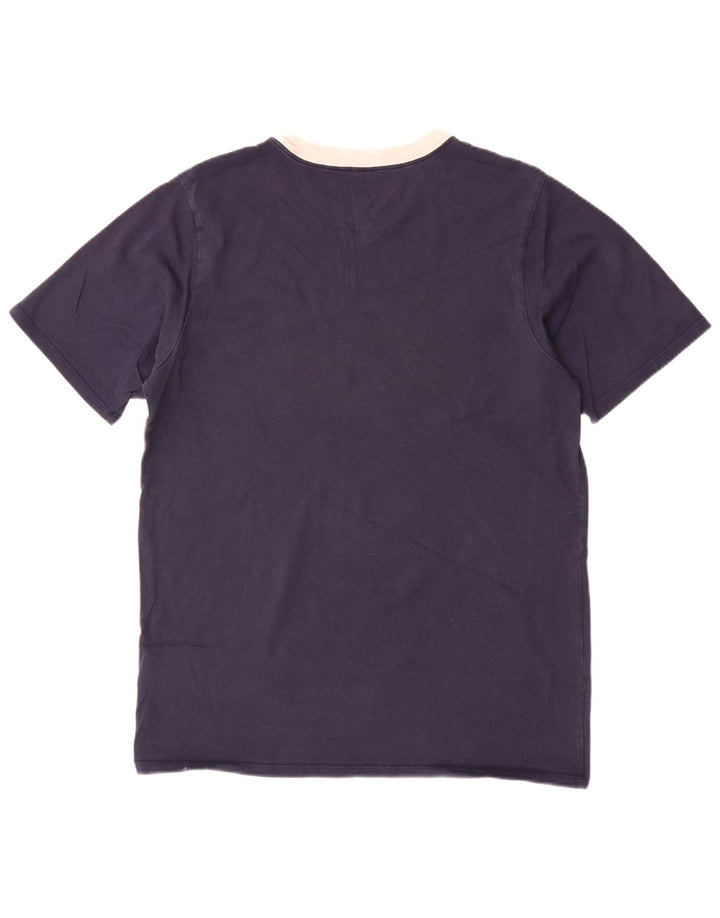NIKE grafisk t-shirt til mænd, medium marineblå bomuld