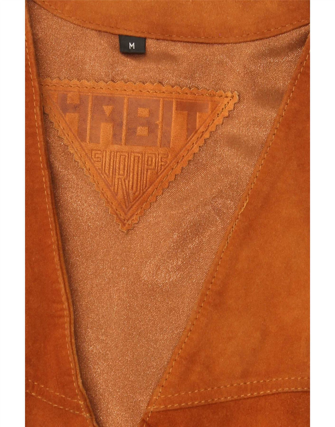 Vintage herre ruskindsvest mellem brun