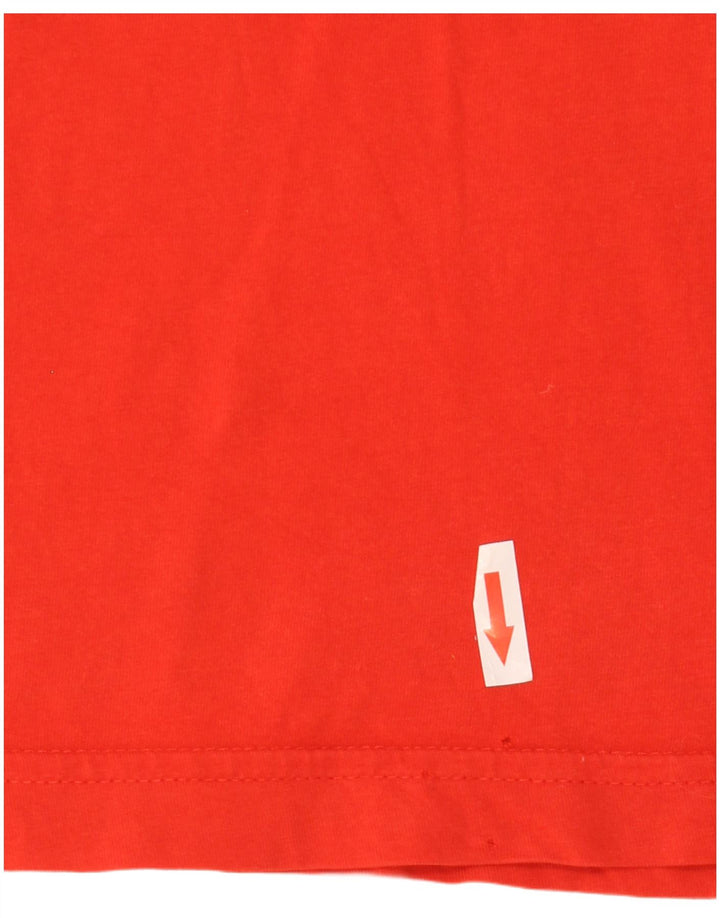 Puma Herre Grafisk T-Shirt Top Medium Rød