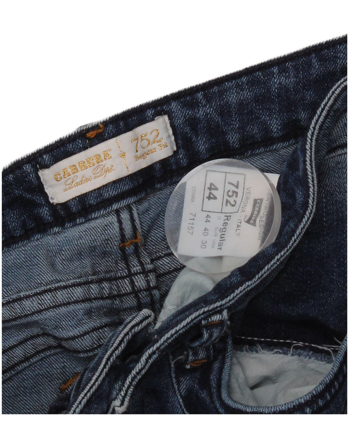 Carrera Dame 752 Regular Fit Straight Jeans IT 44 Medium W30 L32 Blå