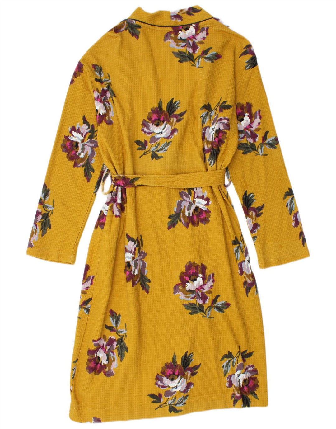 Joules Womens Oversized Robe Dress UK 10 Small Yellow Floral