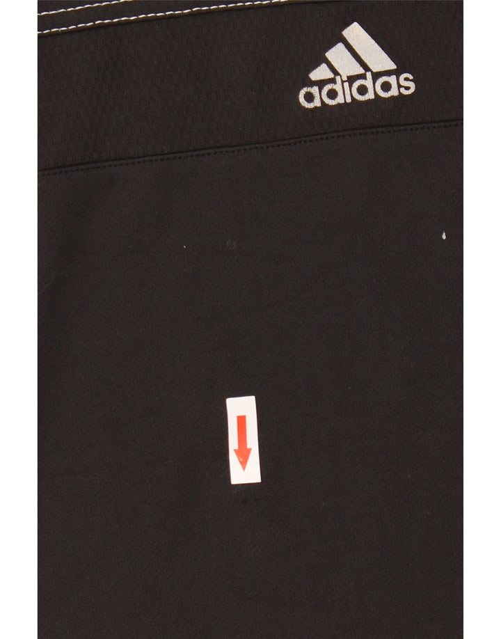 ADIDAS grafisk vest til mænd, lille sort polyester