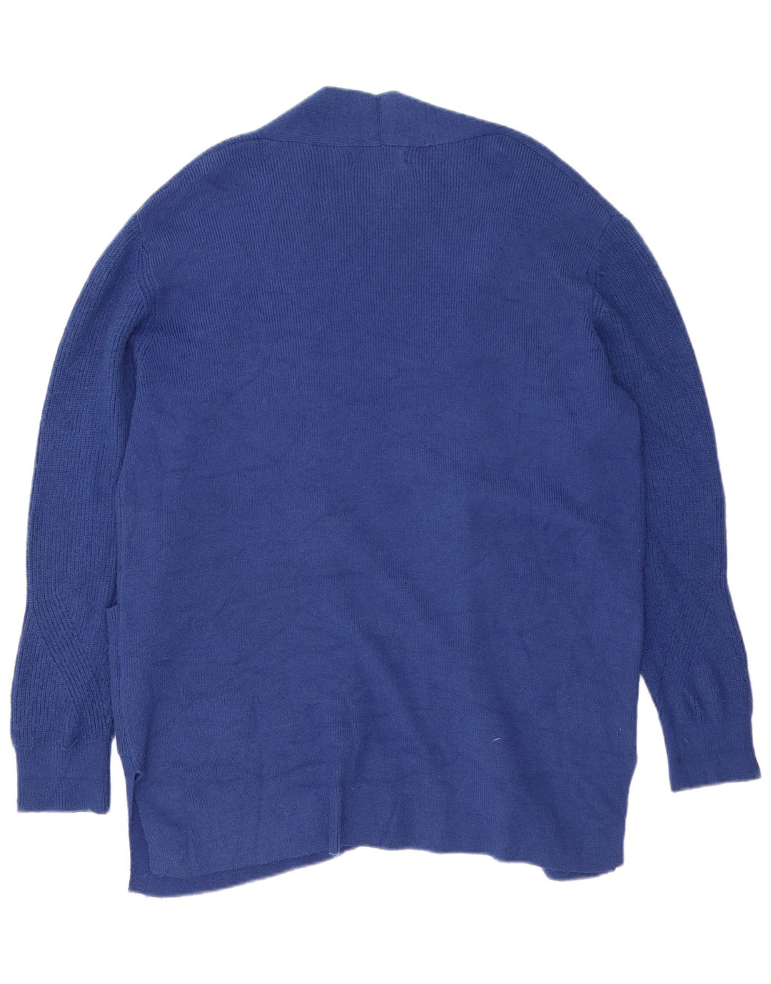 Marks & Spencer Dame Oversized Longline Cardigan Sweater UK 16 Large Blue