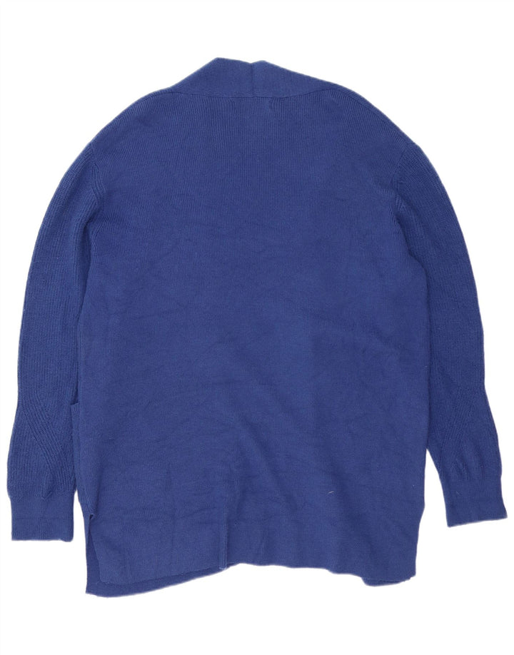 Marks & Spencer Dame Oversized Longline Cardigan Sweater UK 16 Large Blue