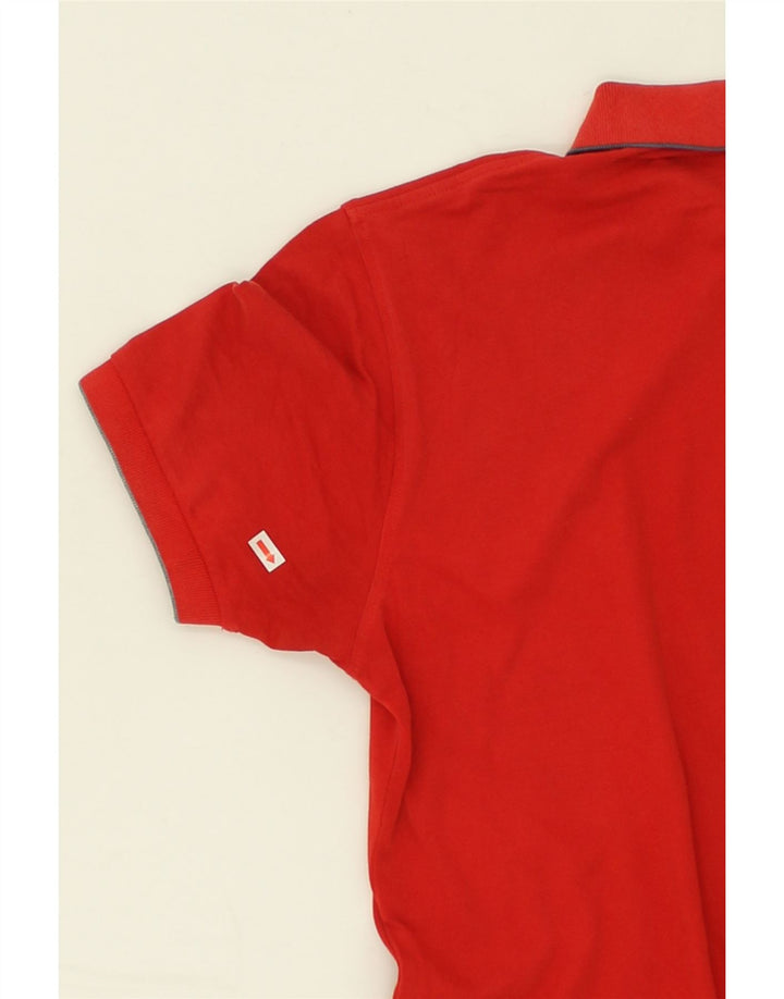 SUN68 Mens Polo Shirt Large Red Cotton | Vintage Sun68 | Thrift | Second-Hand Sun68 | Used Clothing | Messina Hembry 