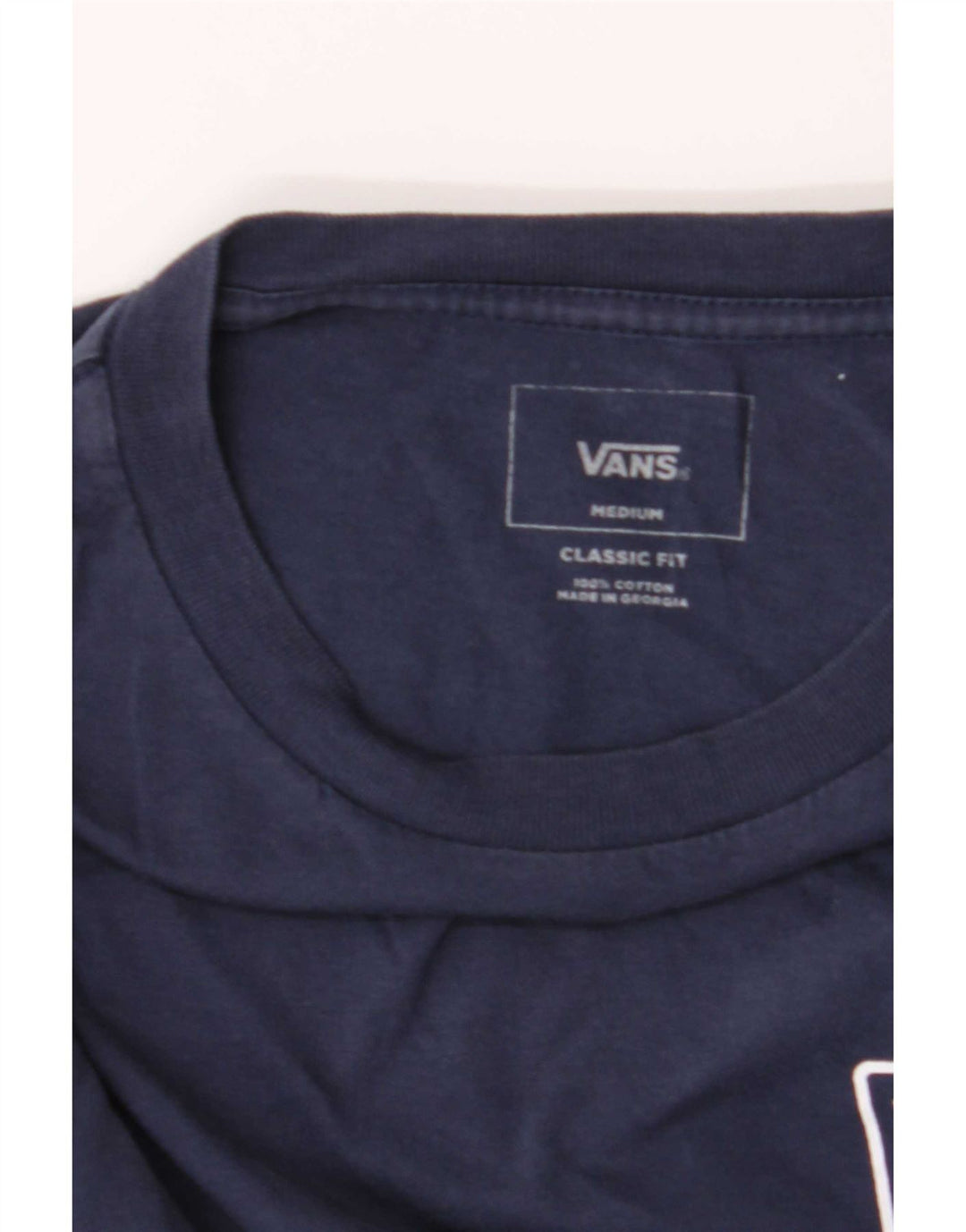 Vans Herre Grafisk Top Langærmet Medium Navy Blue