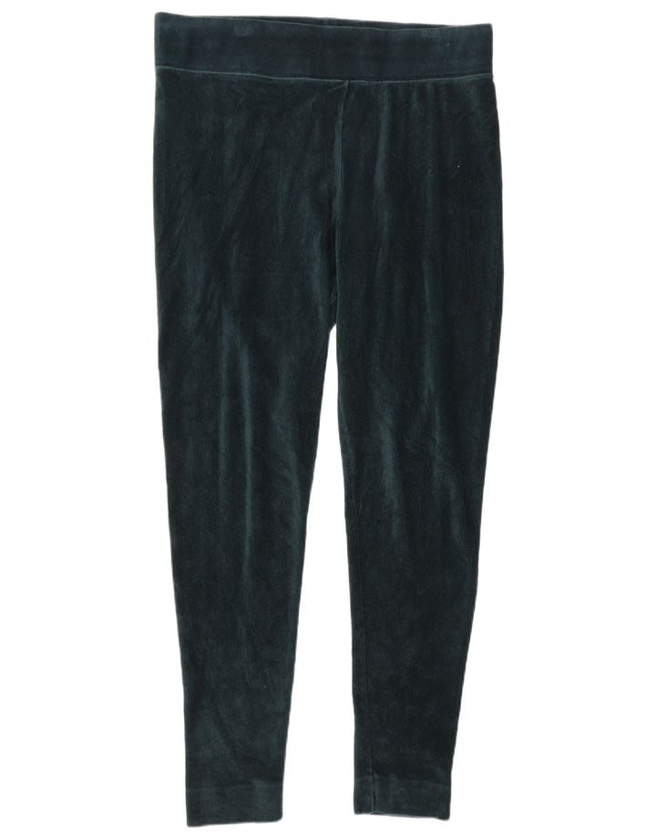Marks & Spencer Dame Velour Leggings UK 16 Large Green