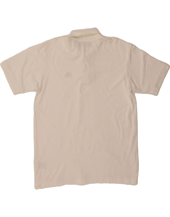 KAPPA Mens Polo Shirt XL White Cotton Vintage Kappa and Second-Hand Kappa from Messina Hembry 