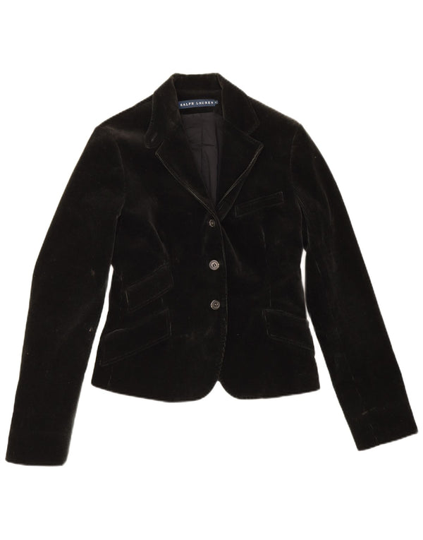 Ralph Lauren Dame 3-knaps Corduroy Blazer Jacket US 6 Medium Khaki