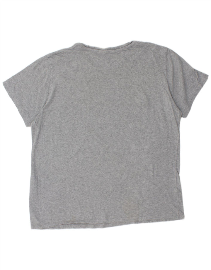 Levi's Herre grafisk T-shirt Top XL Grå Flecked Bomuld