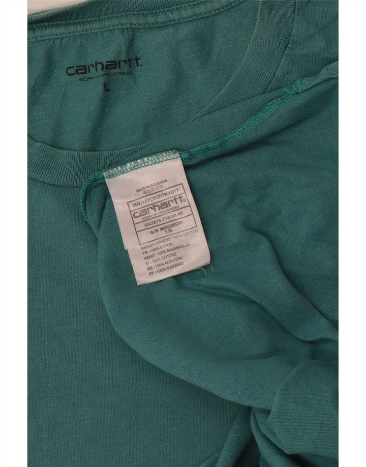 Carhartt Herre Madison T-Shirt Stor grøn bomuld