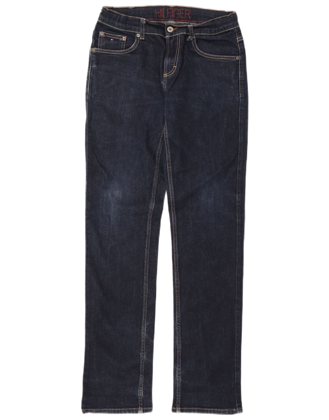 Tommy Hilfiger Slim Jeans til drenge 15-16 år W28 L32 Marineblå bomuld