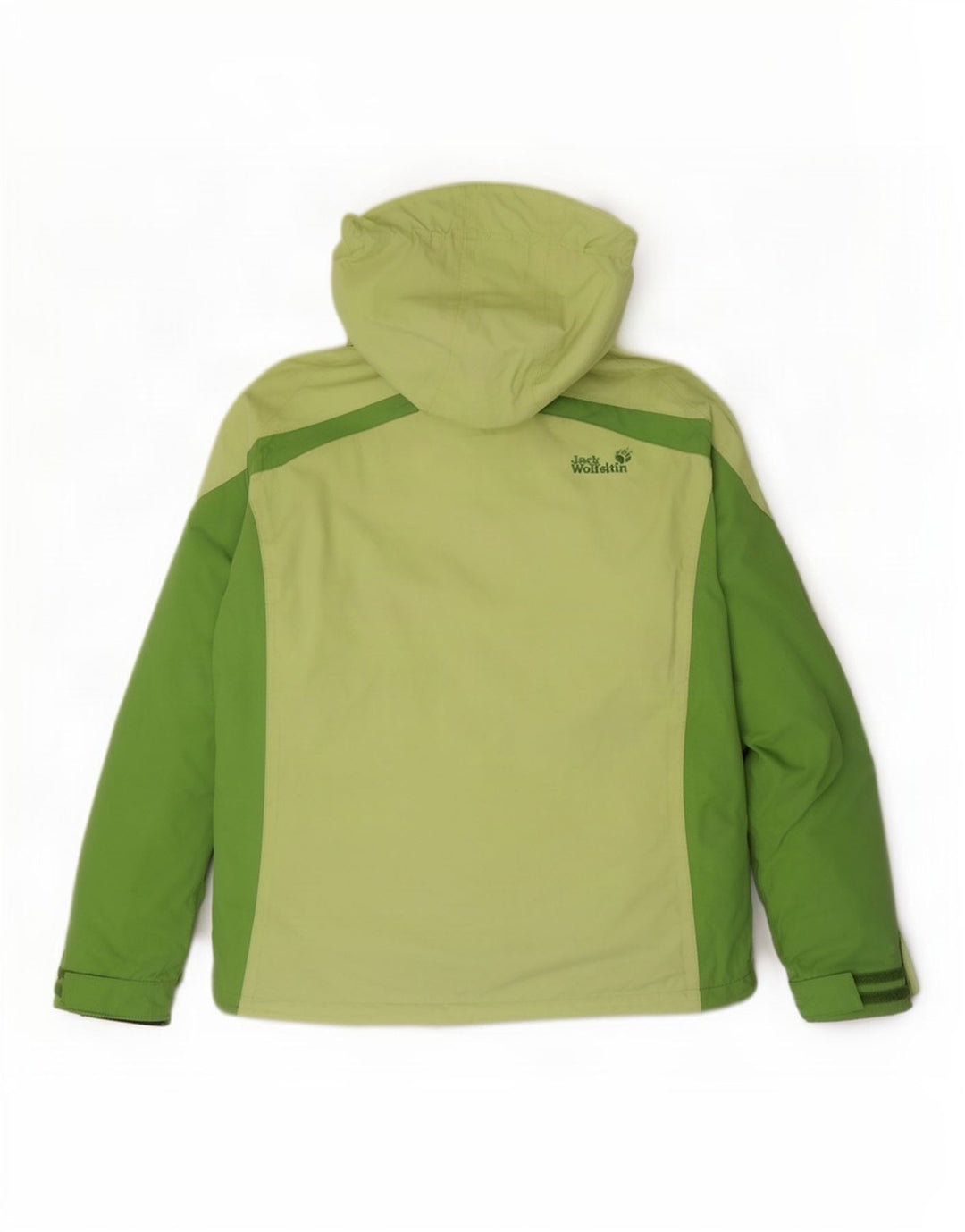 Jack Wolfskin Dame hætte vindjakke UK 14/16 Large Green