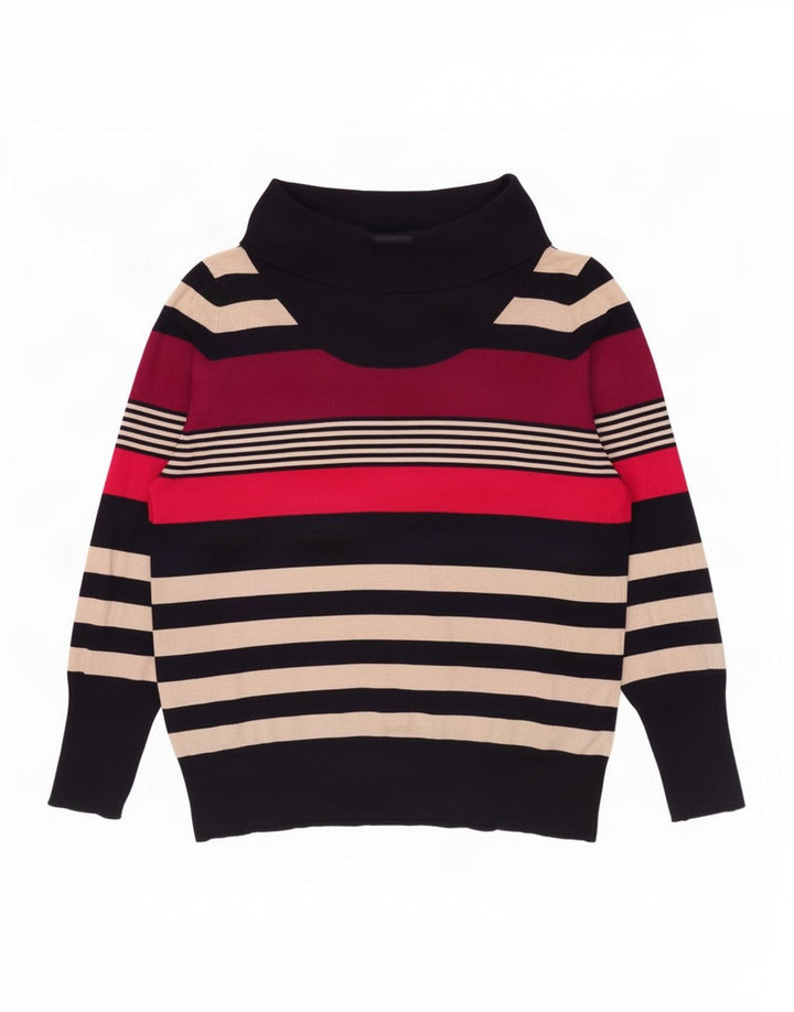 Marks & Spencer Dame Rullehals Sweater UK 20 2XL Flerfarvet