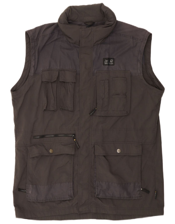 Jack Wolfskin Herre Utility Gilet UK 50 3XL Grå Colourblock Polyamid