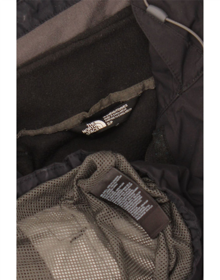 The North Face vindjakkejakke med hætte til kvinder UK 10 Lille sort nylon