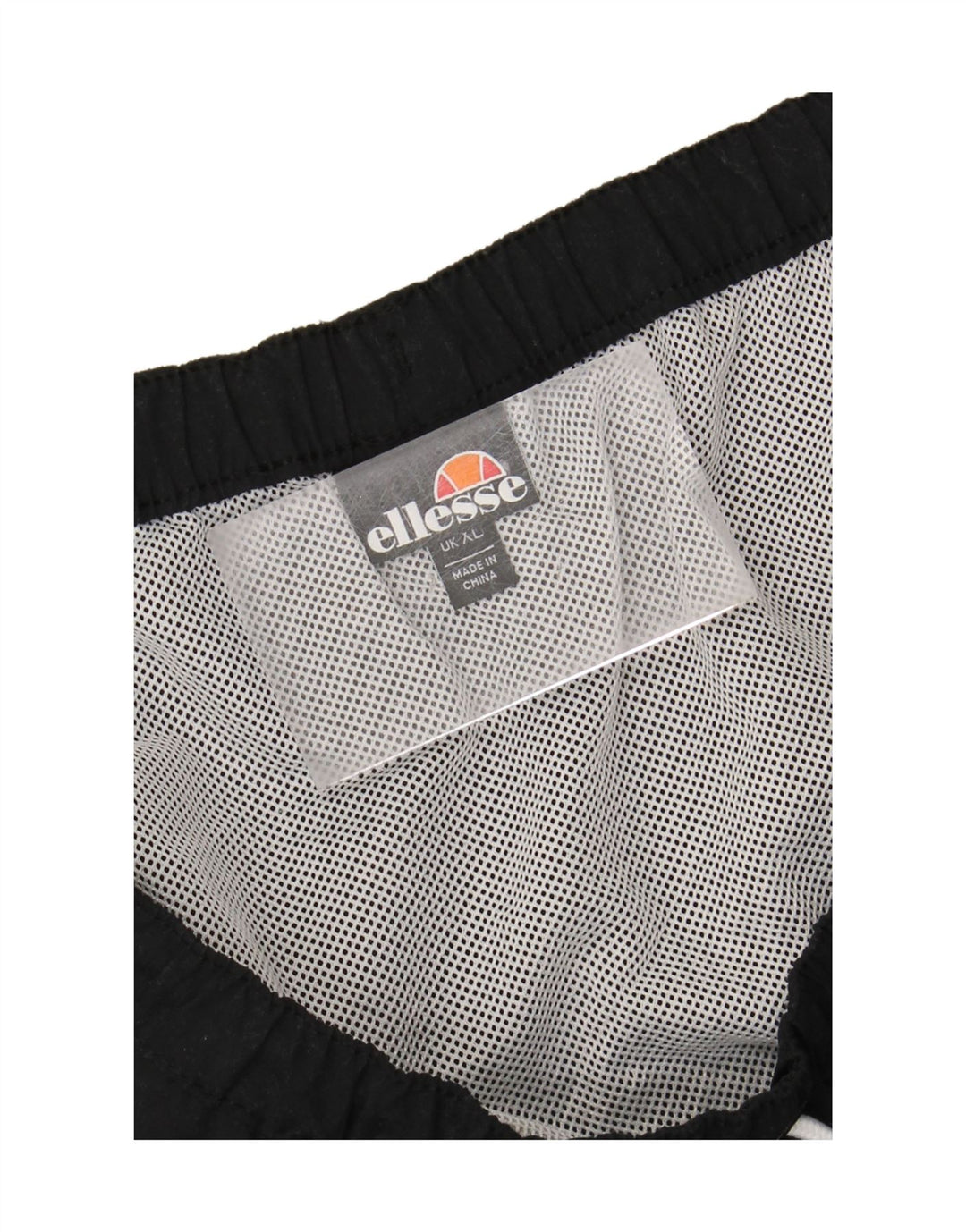 ELLESSE Mens Swimming Shorts XL  Black Polyester Vintage Ellesse and Second-Hand Ellesse from Messina Hembry 