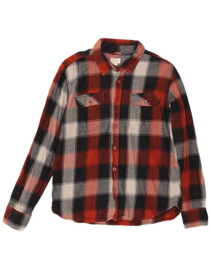 Mountain Warehouse Herre flannelskjorte Medium rød ternet bomuld