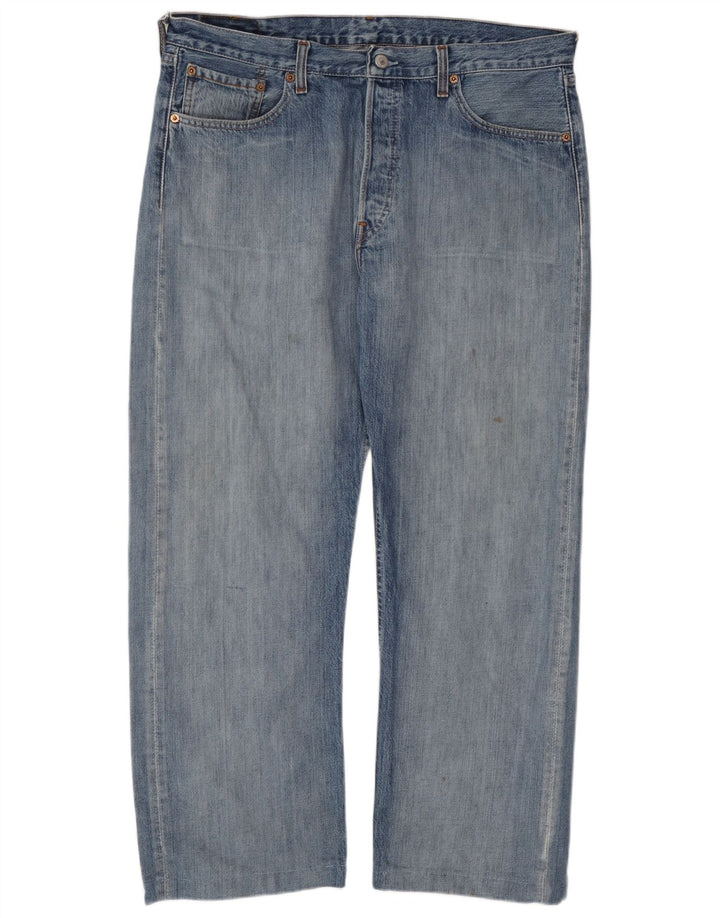 Levi's Herre 501 Straight Jeans W38 L27 Blå