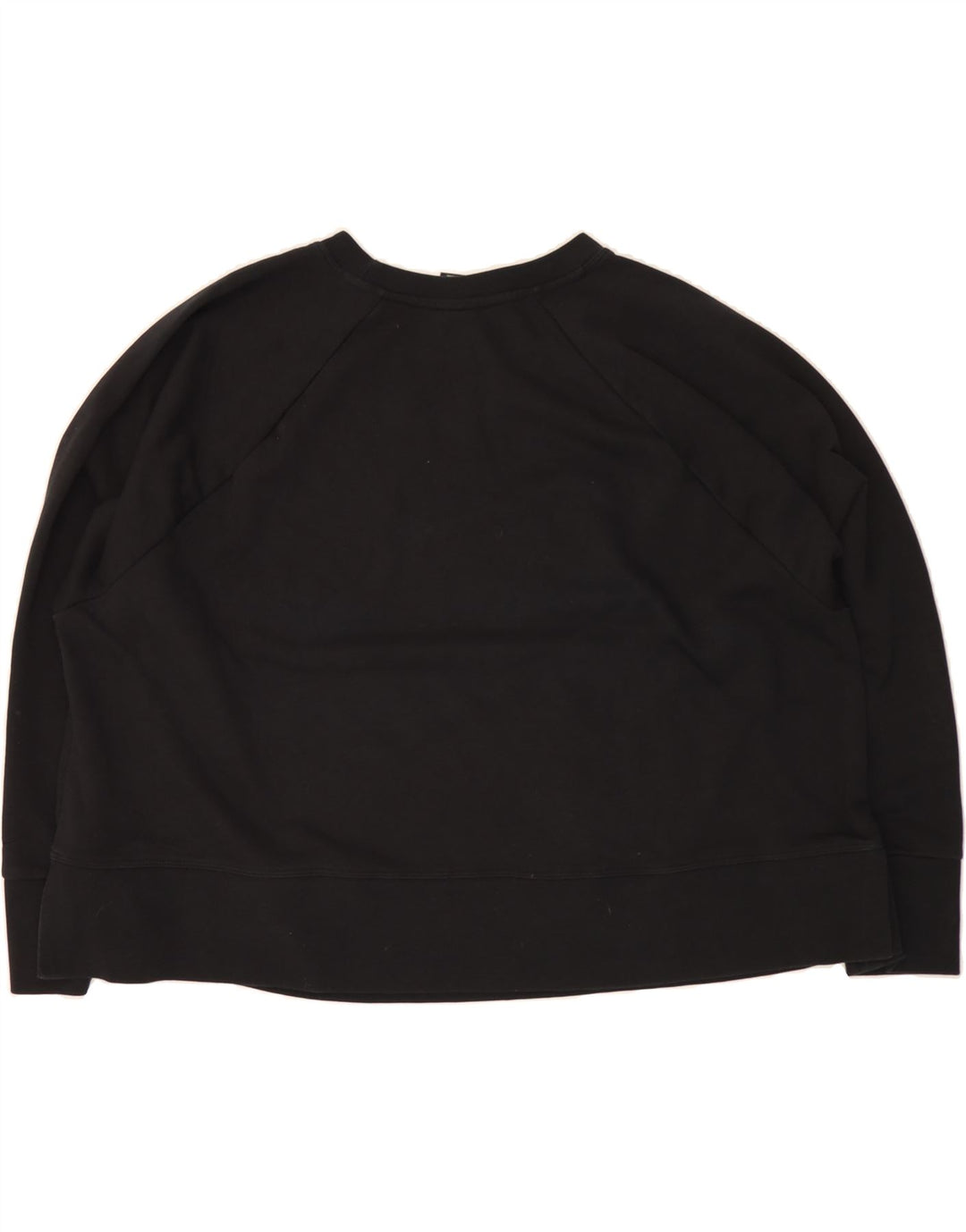 NIKE Womens Dri Fit Crop Oversized Sweatshirt Jumper UK 22 3XL Black Vintage Nike and Second-Hand Nike from Messina Hembry 