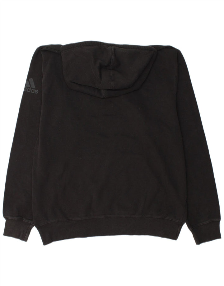 ADIDAS Grafisk hættetrøje til mænd 2XL sort bomuld