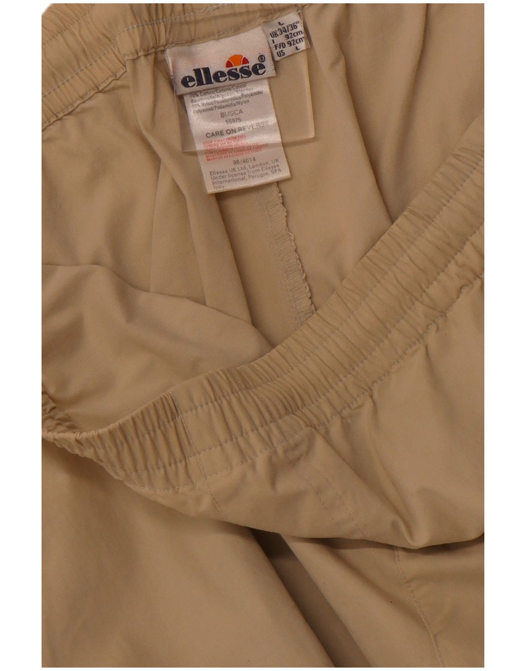 ELLESSE Herre Bermuda Sportshorts Stor Beige Bomuld
