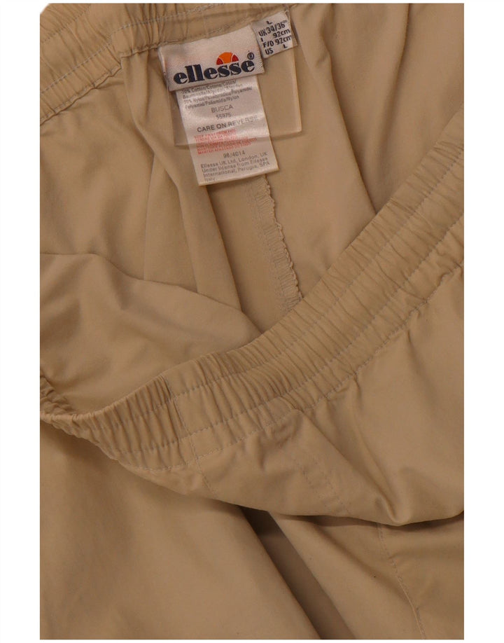 ELLESSE Herre Bermuda Sportshorts Stor Beige Bomuld