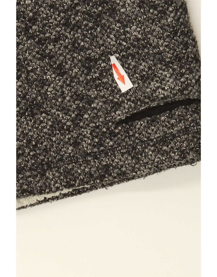 Orvis Sweatshirt med lynlås til kvinder UK 14 Medium Grey Flecked Polyester