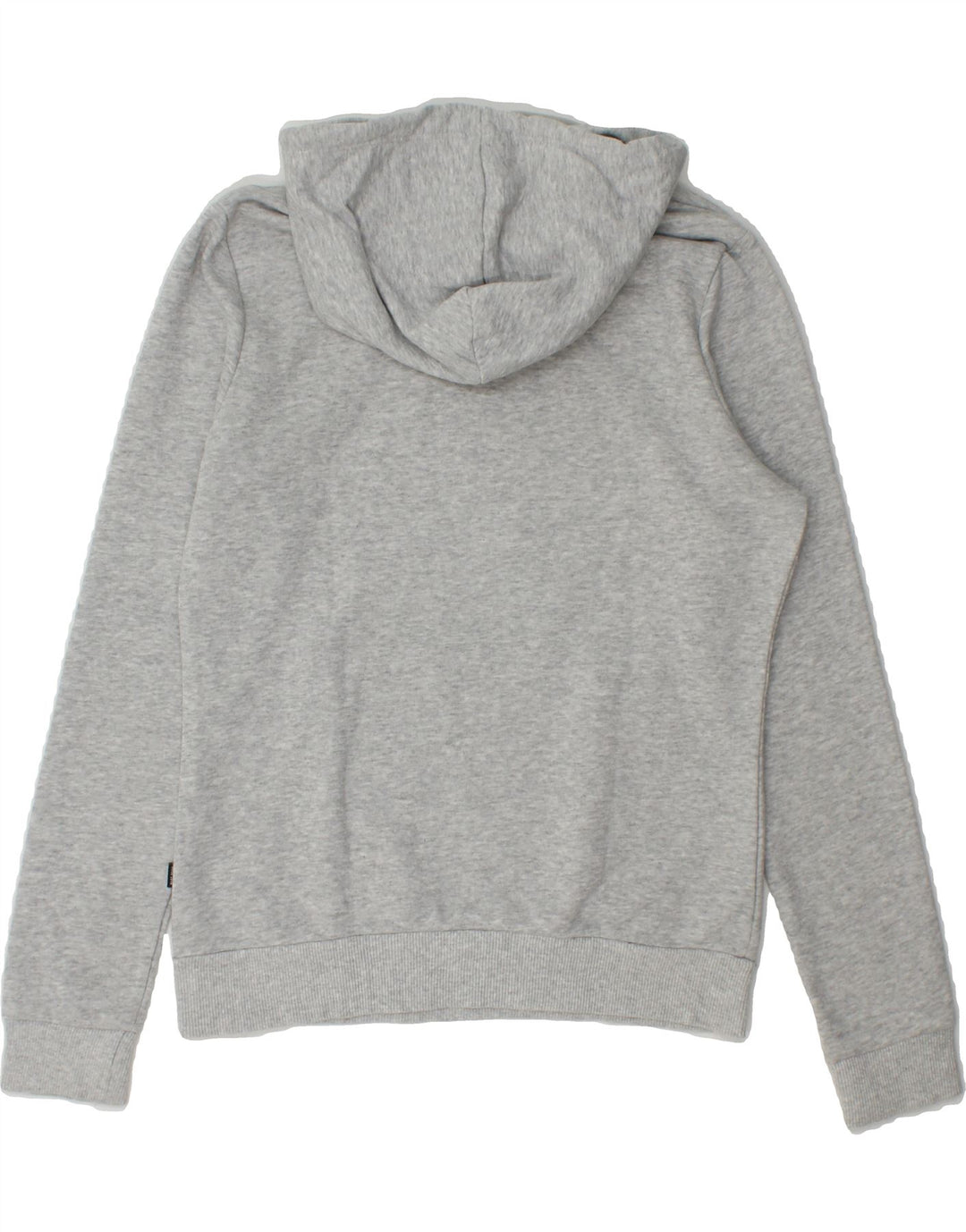 PUMA Womens Graphic Hoodie Jumper UK 10 Small Grey Vintage Puma and Second-Hand Puma from Messina Hembry 